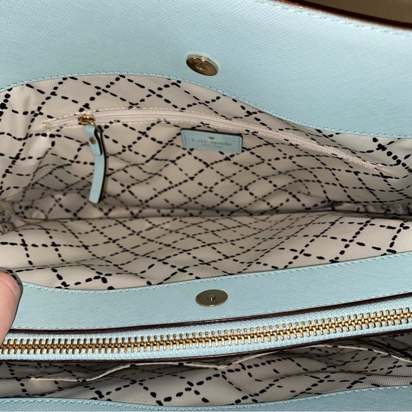 Kate Spade Light Blue Purse - Picture 5 of 10